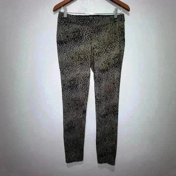 Free People Knit Leggings in Leopard Print Combo / Tan, Beige, Black / Size S - Picture 13 of 14